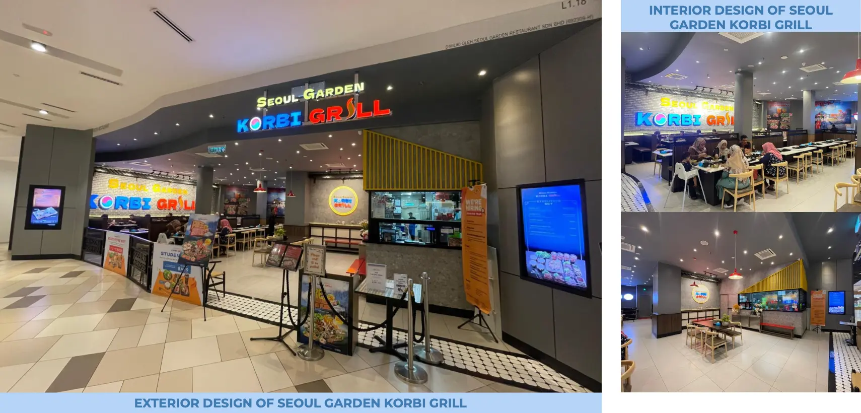 บรรยากาศร้าน Seoul Garden